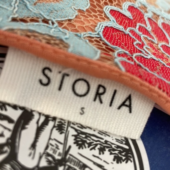 Vici Collection floral light blue lace mini dress - Picture 7 of 8